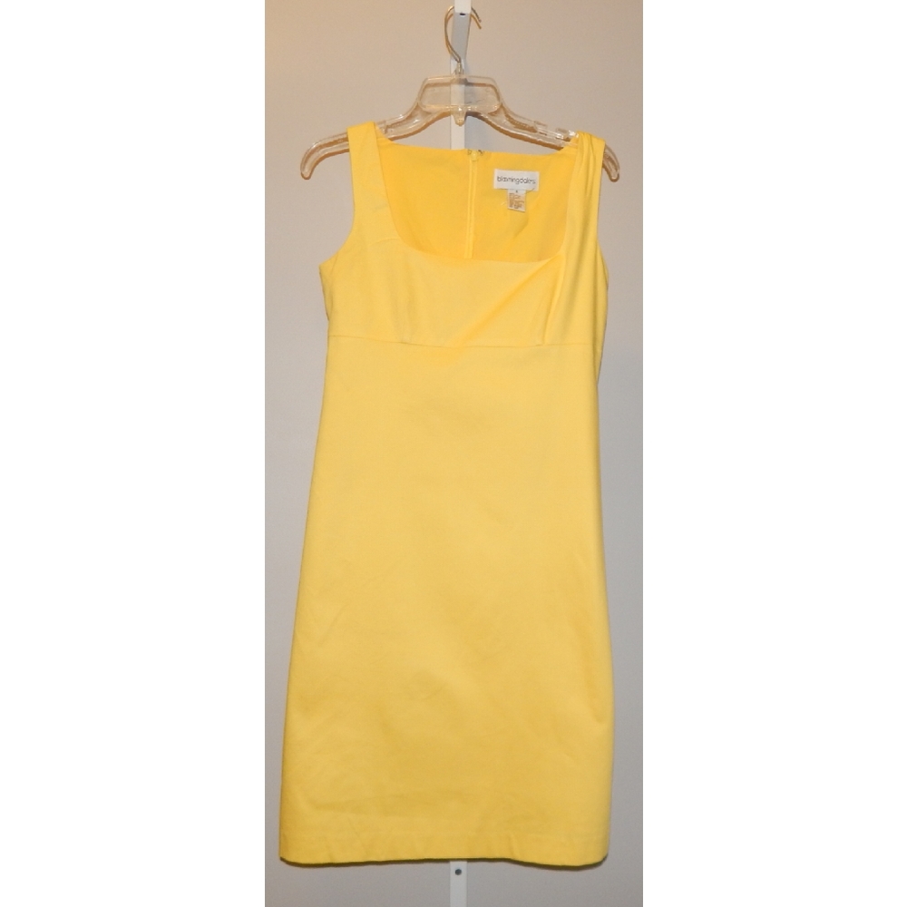 Bloomingdales Yellow Dress size 6